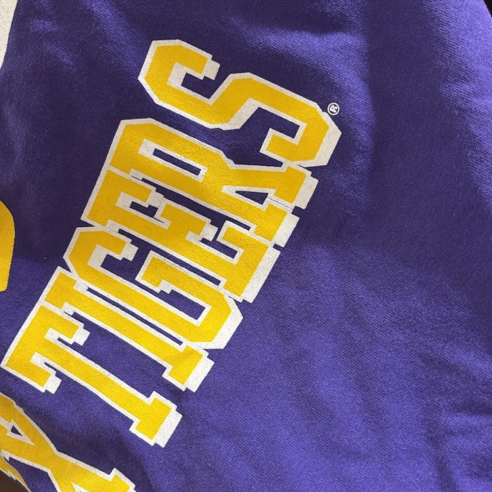 Hanes LSU Collegiate Football Tigers Graphic Tee - Picture 5 of 5
